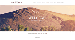 Desktop Screenshot of manassa.com