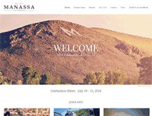Tablet Screenshot of manassa.com